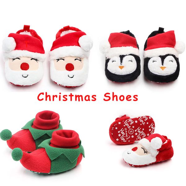 

liva girl christmas baby shoes 6m-12m baby girl soft bottom christmas pattern anti-slip casual shoes sneakers crib