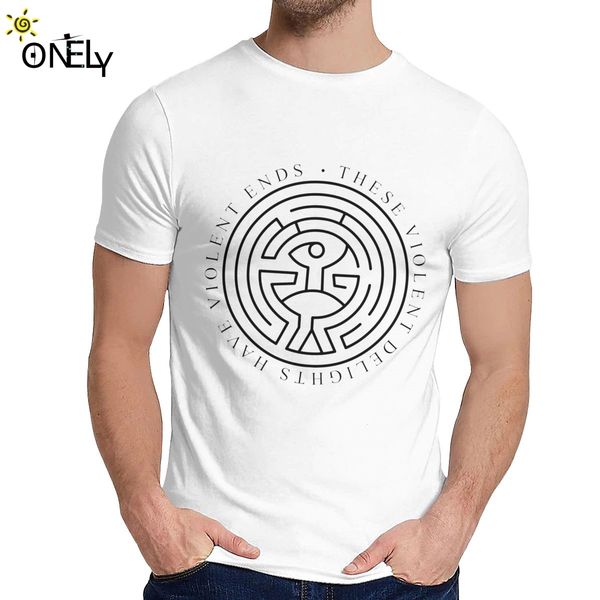 

westworld these violent delights have violent ends t shirt round neck great quality man's retro great s-6xl plus size tee