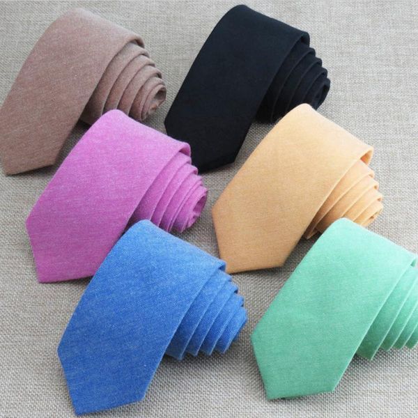 

new cotton neck ties for men classic slim tie solid color fashion mens necktie gift wedding business suit designer handmade tie, Blue;purple