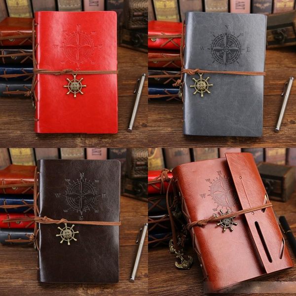 

originality loose leaf notebook retro bandaged small book multicolour kraft papers travel books exquisite office supplies 5 6lq e2, Purple;pink