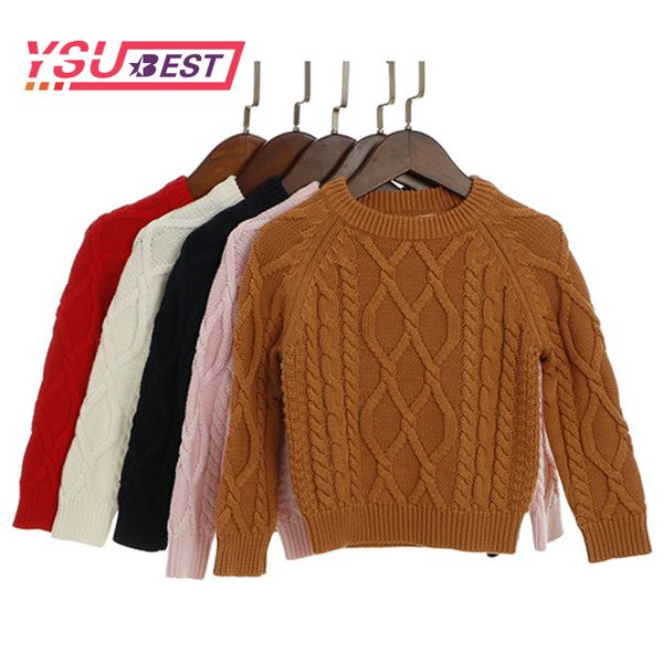 

1-7yrs infant baby sweater winter warm children sweater for boys girls knitted pullover kids thicken boys girls sweaters, Blue;gray