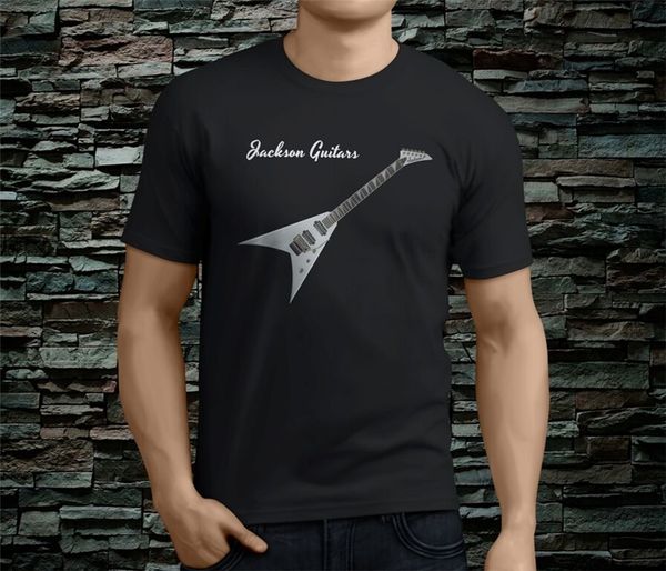 

new popular jackson guitars men's black tshirt size s-3xl plus size tee shirt