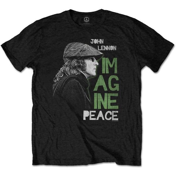 

john lennon imagine peace official tee t-shirt mens unisex