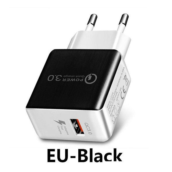 

wall charger qc 3.0 quick fast wall charger home travel wall charger 12v 1.6a 9v 2a for universal phone