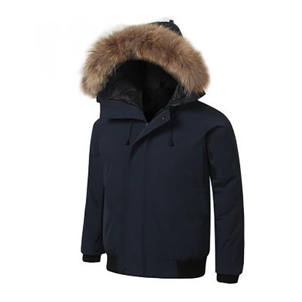 

mens stylist winter coat men women winter jacket down canada mens stylist parka outerwear, Black