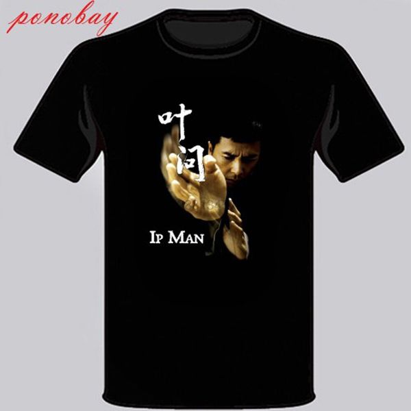

новый ip man фильм донни йены вин чун mens черной футболка размер s-3xl
