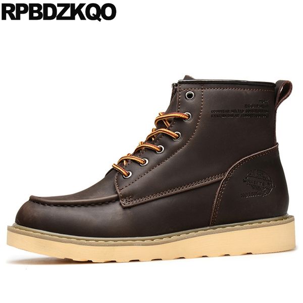 

shoes short durable platform safety casual lace up ankle combat black army work winter men boots with fur booties 2020