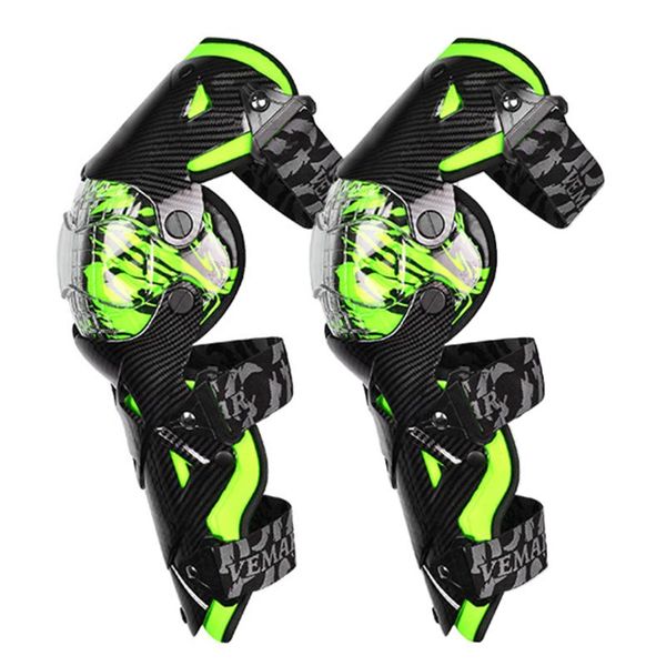 

зеленые мотоциклетные колодки на коленях мужчины protector gear knee protector защитные шестерни gurad motorbike motocross guards racing mot