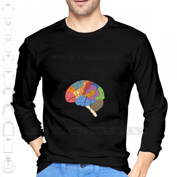 

mind of a theater kid funny musical broadway theater nerd actor actress drama tee gift custom design print for