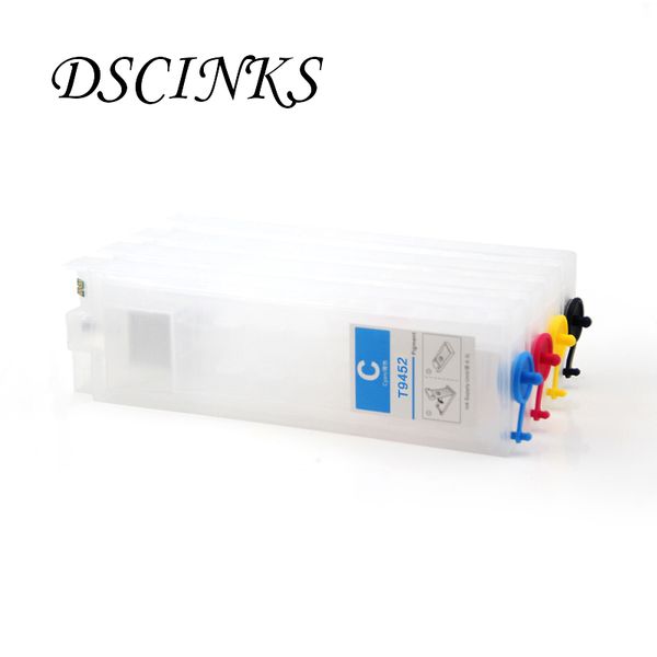 

refillable ink cartridge with permanent chip for t9451-t9454 for workforce pro wf-c5290 c5790 wf-c5210 c5710 printer
