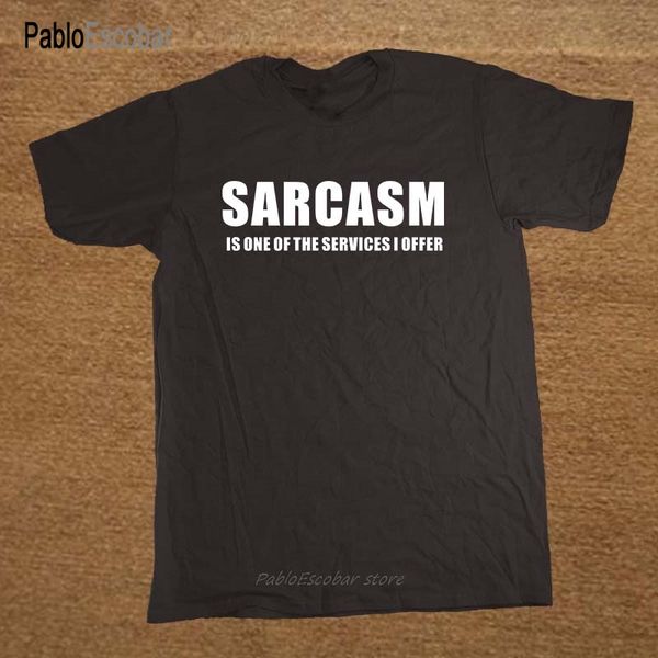 

new sarcasm services novelty gift tee t shirt men funny tshirt man clothing short sleeve shubuzhi t-shirt