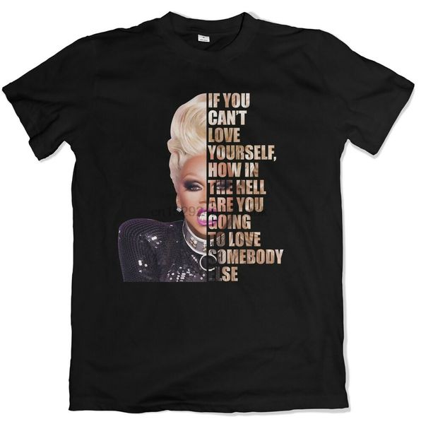 

rupaul любовь yourself- black сыпучего fit lgbtq drag гонка вентилятор хлопок футболка унисекс