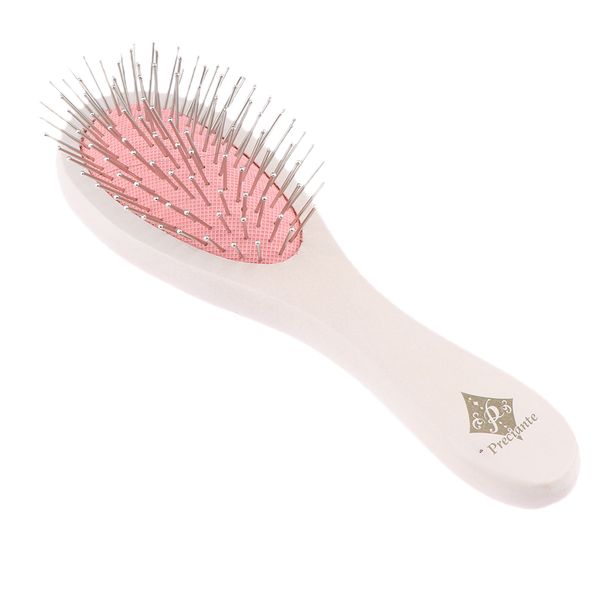

scalp massage hairbrush anti-static detangler steel teeth brushes for women, Silver