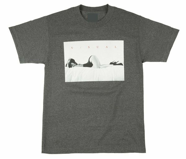 

vsual arch t-shirt visual streetwear mens charcoal gym tee shirt