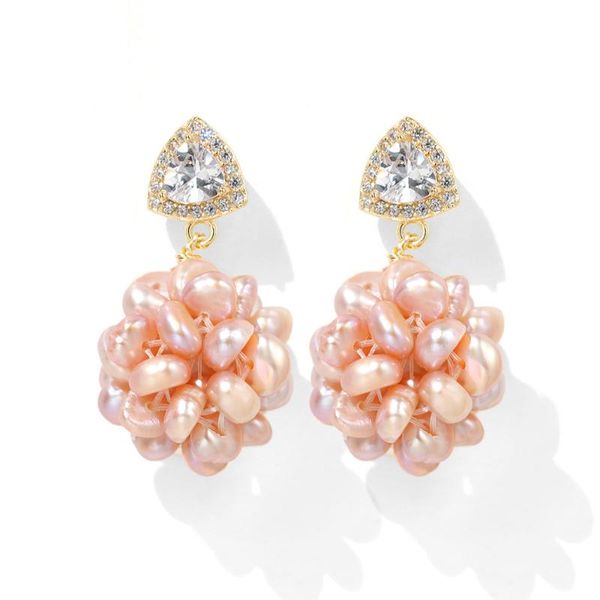 

dangle & chandelier design sense small pearl earrings simple delicate super immortal korean, Silver
