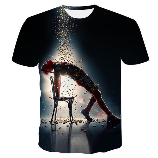 

brand quick-drying skull cool 3d print shirts comics anime aesthetic men clothing