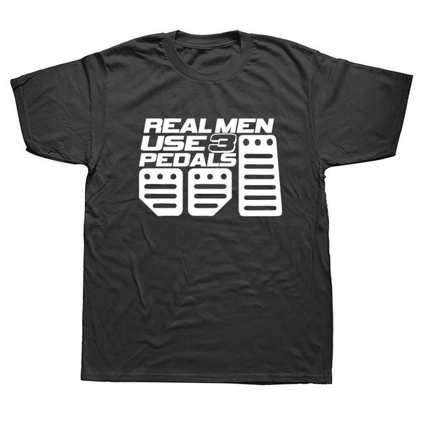 

real men use 3 pedals funny mens soft t shirt car supercar mechanic gift tee