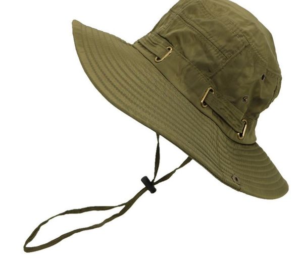 

summer cotton large brim sun beach hat solid bucket hats, Blue;gray