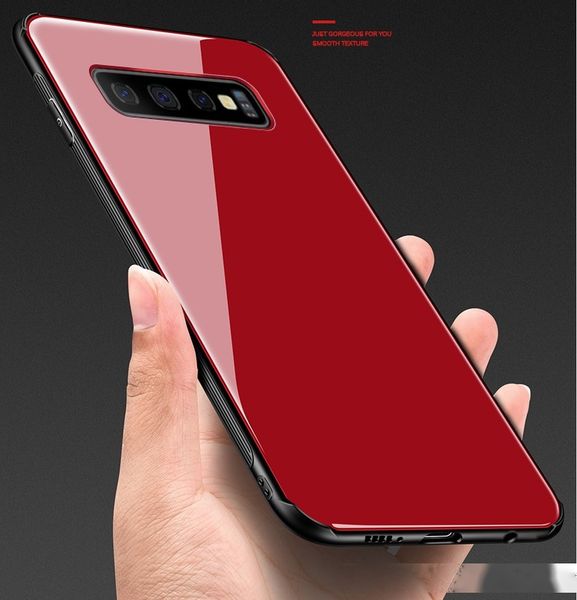 

tempered glass silicone phone back soft cover case for samsung s10 plus 5g e m10 m20 m30 a10 a40 a70 a60 a30 a50