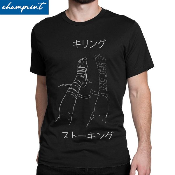 

men t-shirts killing stalking novelty cotton tee shirt sangwoo yoonbum bum korean yaoi manga t shirts crew neck clothes summer