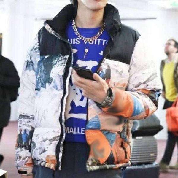 

20fw snow mountain camp nuptse down jackets winter warm outdoor coats windproof bread down jacket high street outwear hfymjk331, Black