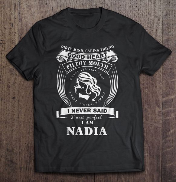 

футболка грязный ум заботливый друг хорошо сердце filthy mouth я не говорил, что я совершенен я есмь nadia женщины футболку