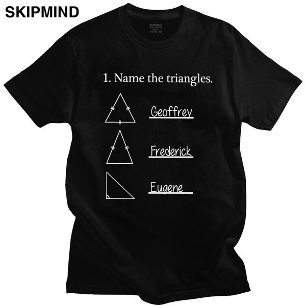 

funny name the triangles t shirt for men humor math t-shirt sarcasm i love mathematics tshirt short sleeve cotton geometry tee