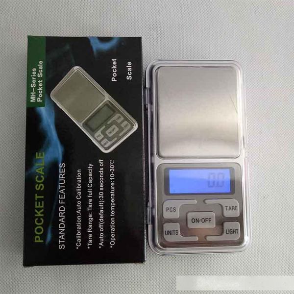 

mini electronic digital scale diamond jewelry weigh scale balance pocket gram lcd display scales with retail box 500g/0.1g 200g/0.01g