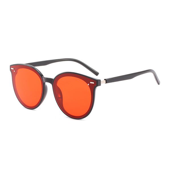 

sunglasses 2021 fashion cat eye women round shape frame plastic material lenses 1680 uv400 protection eyewear, White;black