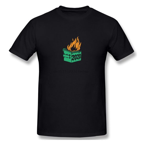 

2020 dumpsters fire men's basic short sleeve t-shirt european size