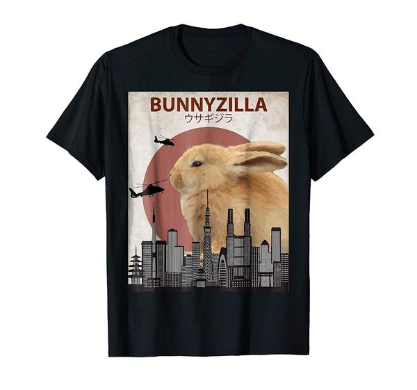 

2019 latest men t shirt fashion bunnyzilla bunny t-shirt | funny gift for rabbit lovers t shirts