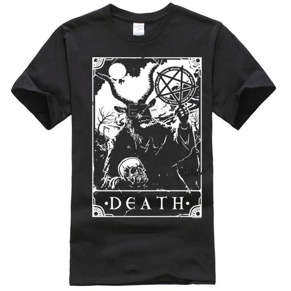 

deadly tarot t-shirt death heather black men's