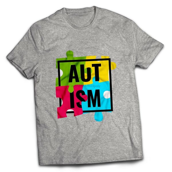 

autism awareness autism t-shirt support the cause mens kids puzzle grey t shirt(1
