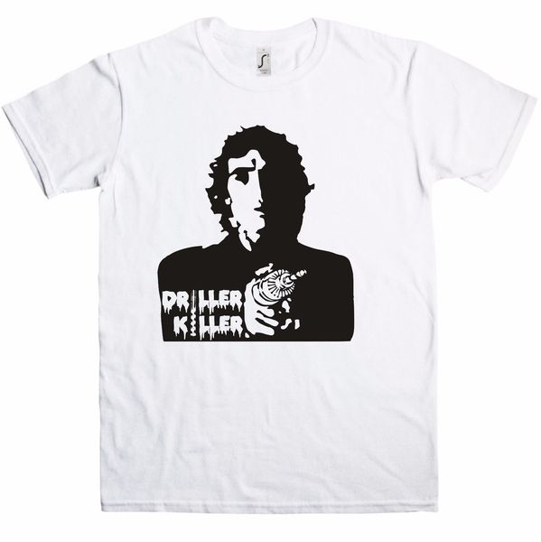 

2019 new cool t-shirt killer driller image t-shirt cult, naughty video, horror, chainsaw
