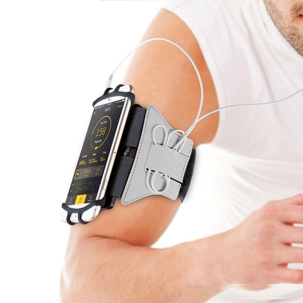 

wholesale outdoor sport running arm bag smartphones 180 rotation universal phone pouch bag for samsung case cover running arm band