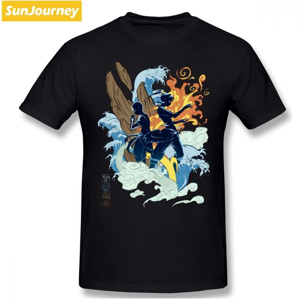 

two avatars men t shirt pop geek big size cotton short sleeve clothes for men