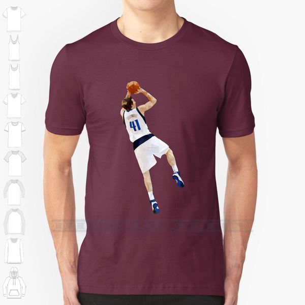 

dirk nowitzki fadeaway custom design print for men women cotton new cool tee t shirt big size 6xl dirk nowitzki