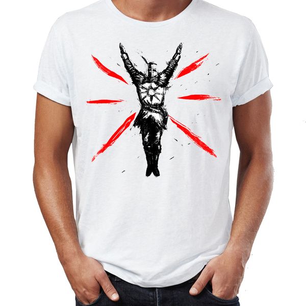 

мужская майка dark souls хвалите sun solaire из astora удивительный произведение printed tee