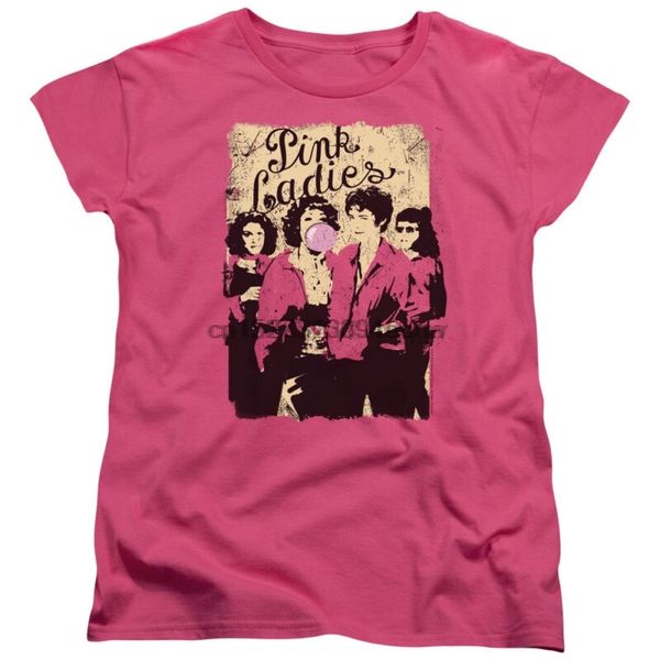 

grease movie pink ladies licensed women t-shirt all sizes