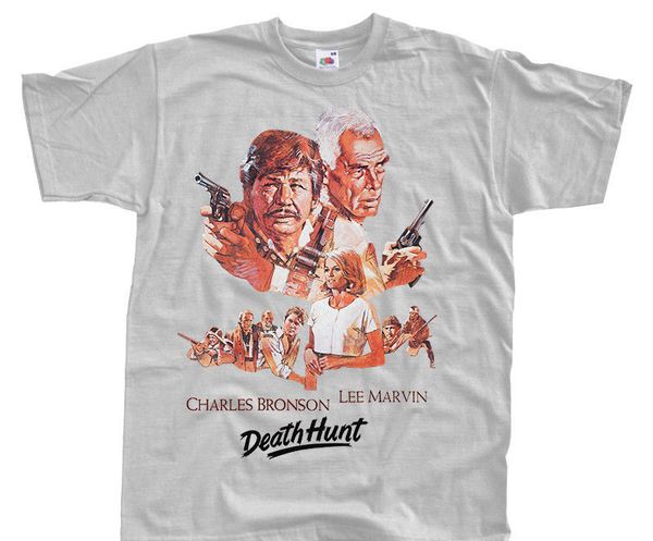 

clothing hipster fashion death hunt v1 t shirt white sky blue khaki all sizes s to 5xl charles bronson