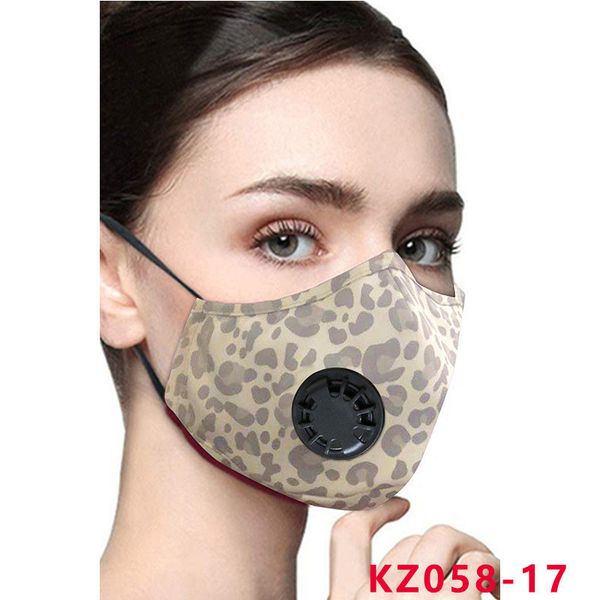 

cotton fashion washable women face mask face masks with pm2.5 filter breather valve anti-f axke