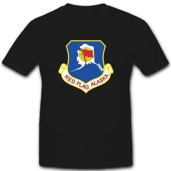 

2019 fashion summer style red flag alaska united states air force eielson air force base us - t shirt tee shirt