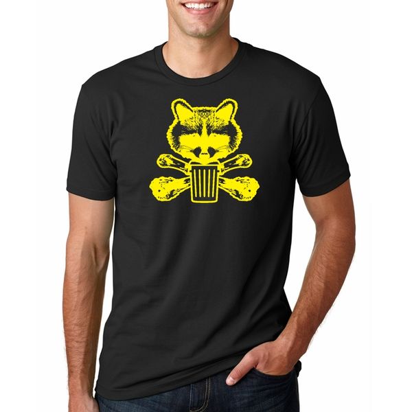 

2020 men t shirts fashion racoon and watermelon design short sleeve casual hipster t-shirt cool tee
