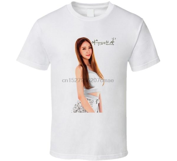 

nine muses 9 muses leeyuerin printed sign t-shirt tee kpop