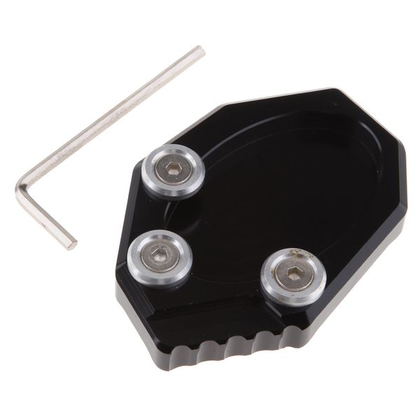 

cnc sidestand plate kickstand extension pad for ducati diavel 1200 11-16
