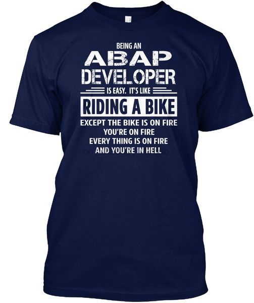 

мужчины футболка abap разработчик женщины тенниска