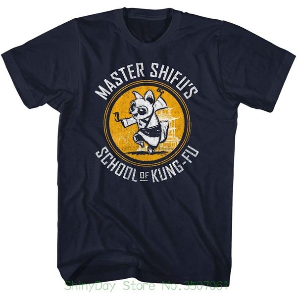 

t shirt discount 100 % cotton t shirt for men kung fu panda mens shifu kung-fu school t-shirt