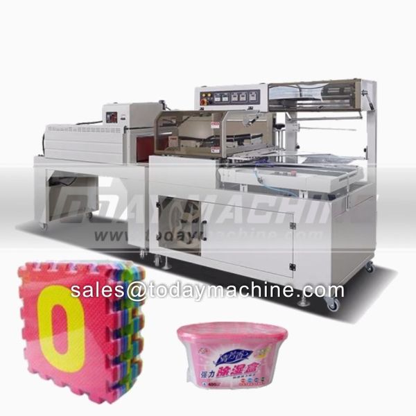 

automatic l type sleeve pof shrink wrapping packaging heat sealing machine for business