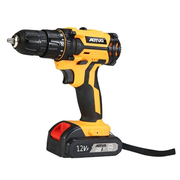 

12v electric screwdriver wireless power driver dc rechargeable lithium-ion battery home