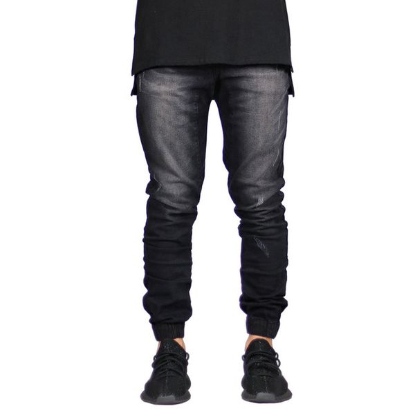 

men's jeans 2021 autumn clothes men pants slim fit solid color casual pencil fashion cotton, Blue
